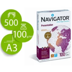 NO ES TAMAÑO FOLIO Papel fotocopiadora Navigator A3 100 gr