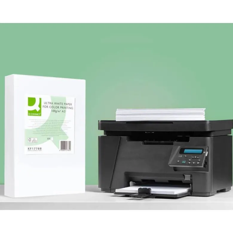NO ES TAMAÑO FOLIO Papel fotocopiadora Q-Connect Ultra White DIN A3 100 Gr