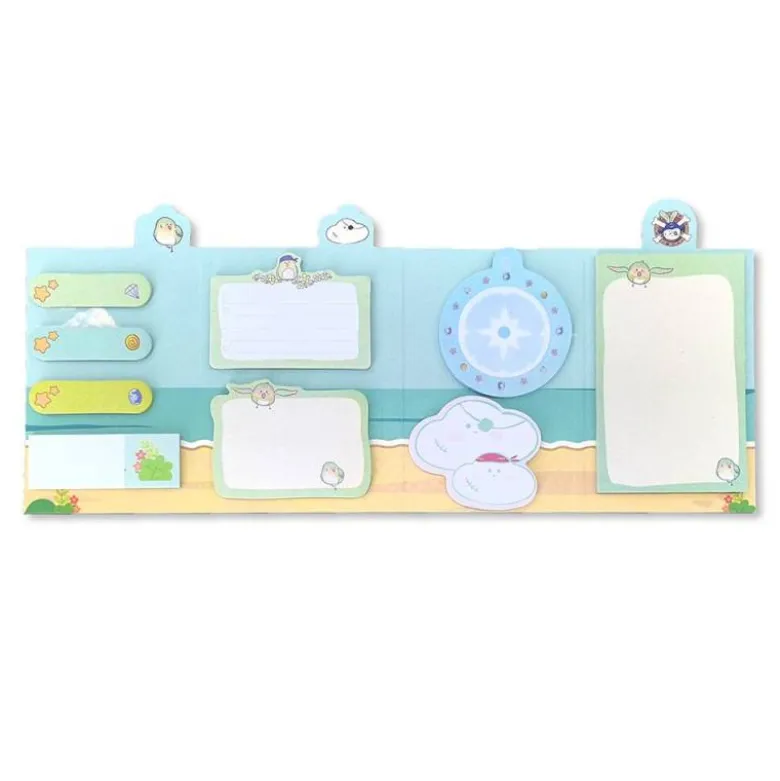 NOTAS ADHESIVAS IMAGINOVO STICK IT! NOTEBOOK 20 NOTAS ADHESIVAS PIRATA TAMAÑOS SURTIDOS BRUJULA