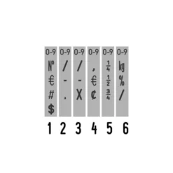 Numerador automatico marca Trodat