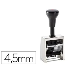 NUMERADOR AUTOMATICO REINER METALICO 6 CIFRAS ALTURA TIPO 4,5 MM