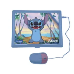 ORDENADOR PORTATIL LEXIBOOK STITCH EDUCATIVO PARLANTE BILING E CON 124 ACTIVIDADES EN INGLES Y ESPAÑOL