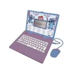 ORDENADOR PORTATIL LEXIBOOK STITCH EDUCATIVO PARLANTE BILING E CON 124 ACTIVIDADES EN INGLES Y ESPAÑOL