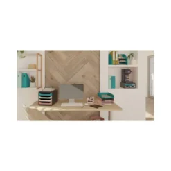 ORGANIZADOR DE SOBREMESA EXACOMPTA SKANDI COLOR NUDE 155X119X109 MM