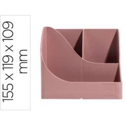 ORGANIZADOR DE SOBREMESA EXACOMPTA SKANDI COLOR ROSA VIEJO 155X119X109 MM