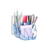 Organizador sobremesa Cep confor ice blue transparente celeste