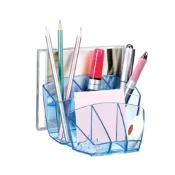 Organizador sobremesa Cep confor ice blue transparente celeste