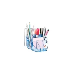 Organizador sobremesa Cep confor ice blue transparente celeste