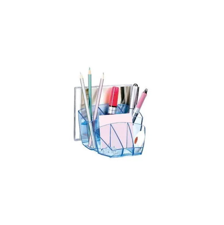 Organizador sobremesa Cep confor ice blue transparente celeste