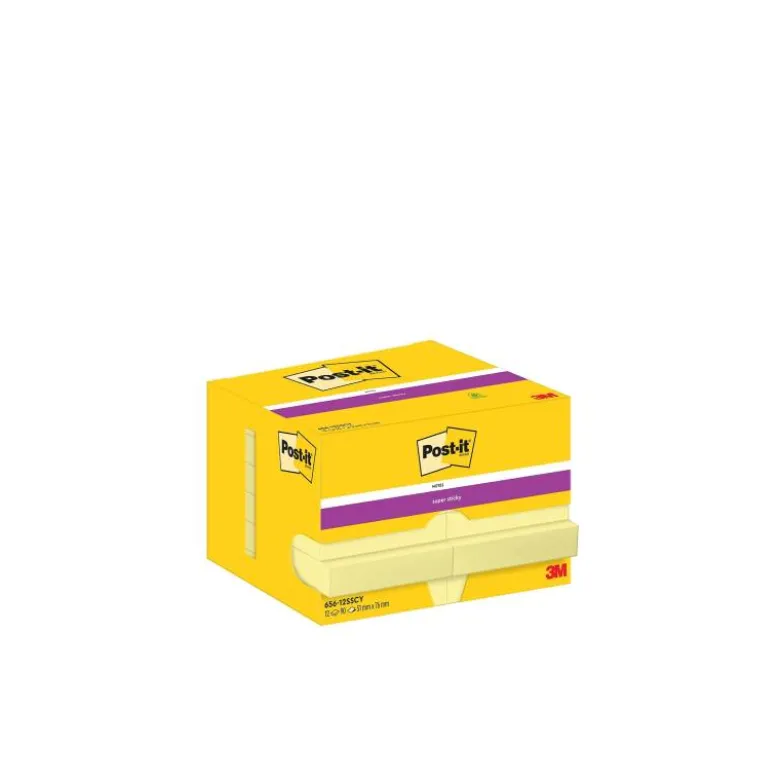 Pack de 12 blocs de post-it ® amarillos
