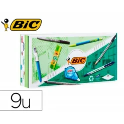 PACK OFICINA BIC CON 9 PIEZAS ECO/RECICLADO SURTIDAS