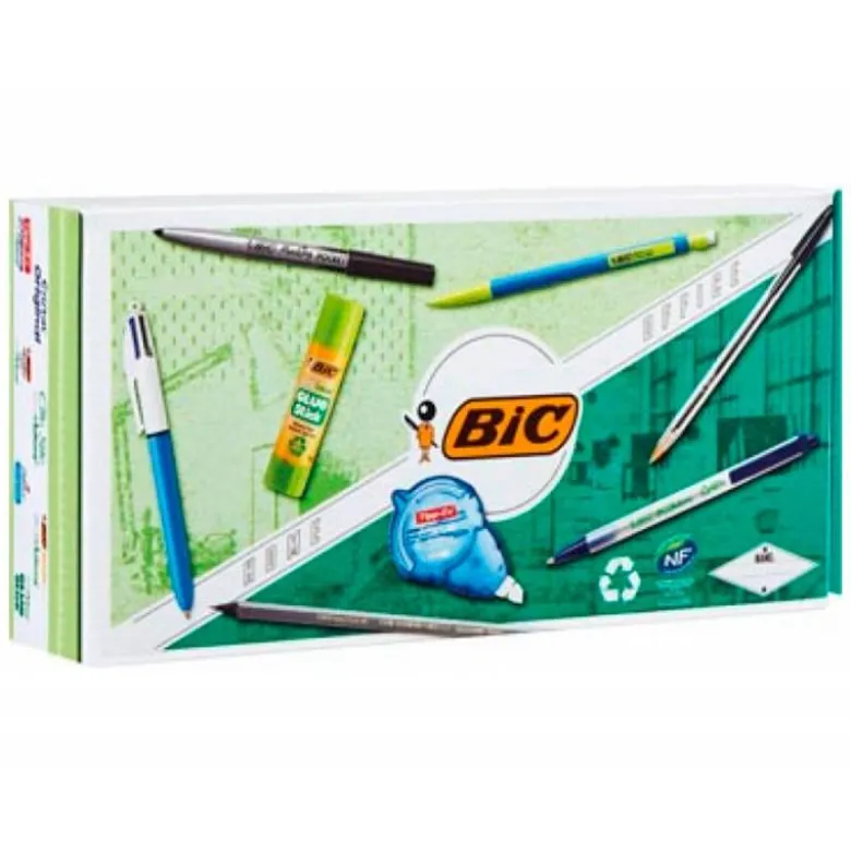 PACK OFICINA BIC CON 9 PIEZAS ECO/RECICLADO SURTIDAS