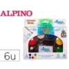 PALETA MAQUILLAJE ALPINO ACUARELABLE PRO 6 COLORES SURTIDOS