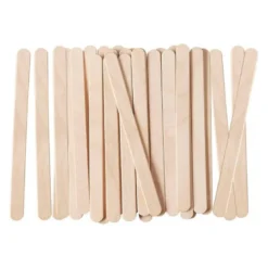 Palitos de madera liderpapel color natural 11,4 x 1 cm bolsa con 50 unidades