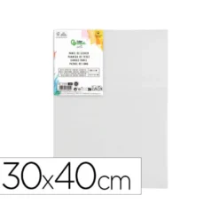 PANEL DE LIENZO LIDERPAPEL 30X40 CM GRAMAJE 280G/M2 CERTIFICADO FSC