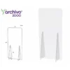 PANTALLA DE PROTECCION ARCHIVO 2000 DE PIE METACRILATO TRANSPARENTE 750X1400 MM