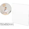 PANTALLA DE PROTECCION DE TECHO PARA MOSTRADOR METACRILATO VENTANA 300 X 150 MM MEDIDAS 750 X 850 MM