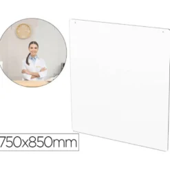 PANTALLA DE PROTECCION DE TECHO PARA MOSTRADOR METACRILATO VENTANA 300 X 150 MM MEDIDAS 750 X 850 MM