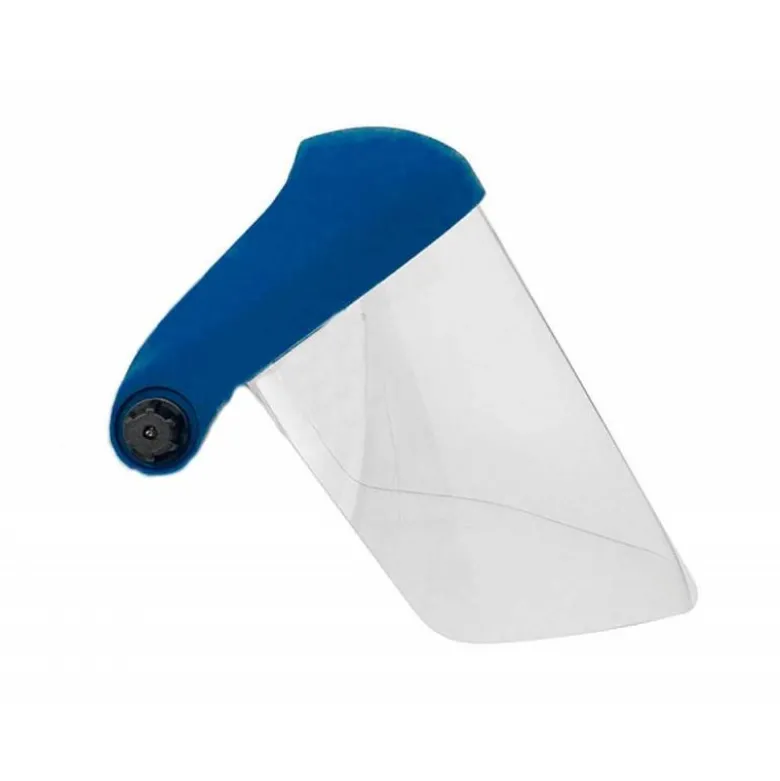 PANTALLA PARA CASCO FARU A20 CON VISERA Y PROTECTOR BARBILLA AZUL 200X300 MM