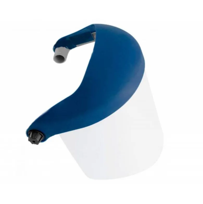 PANTALLA PARA CASCO FARU A20 CON VISERA Y PROTECTOR BARBILLA AZUL 200X300 MM