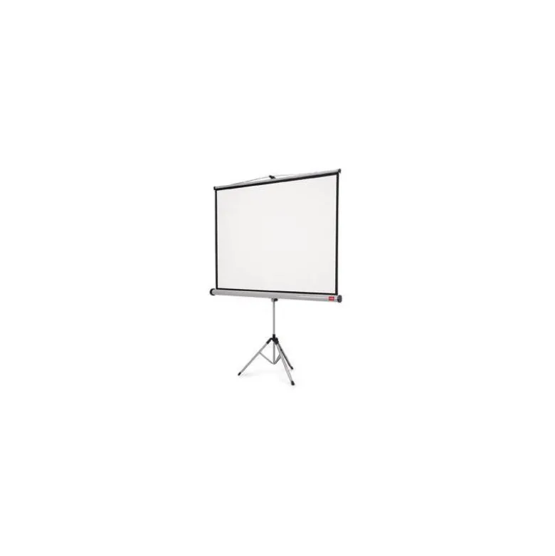 Pantalla marca Nobo mural para proyección con tripode 150 x 113.8 cm