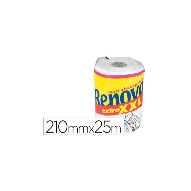 Papel cocina marca Renova jumbo ultra absorbente