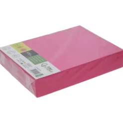 PAPEL COLOR LIDERPAPEL DIN A4 80 GR ROSA INTENSO PAQUETE DE 500 HOJAS