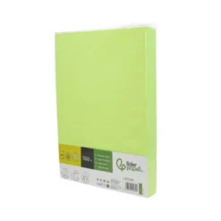 PAPEL COLOR LIDERPAPEL DIN A3 80 GR VERDE NEON PAQUETE DE 500 HOJAS