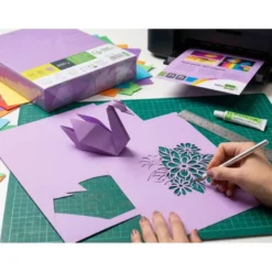 PAPEL COLOR LIDERPAPEL DIN A4 80 GR LILA INTENSO PAQUETE DE 500 HOJAS