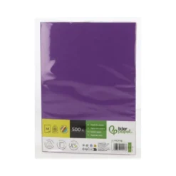 PAPEL COLOR LIDERPAPEL DIN A4 80 GR 5 COLORES SURTIDOS INTENSOS PAQUETE DE 500 HOJAS