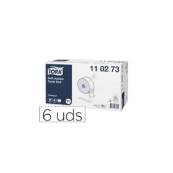 PAPEL HIGIENICO TORK JUMBO SUAVE 2 CAPAS 360 MT PARA DISPENSADOR T1 PAQUETE DE 6 ROLLOS