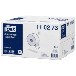 PAPEL HIGIENICO TORK JUMBO SUAVE 2 CAPAS 360 MT PARA DISPENSADOR T1 PAQUETE DE 6 ROLLOS