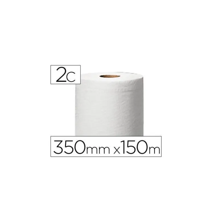 Papel secamanos central 2 Capas 150,2 mts
