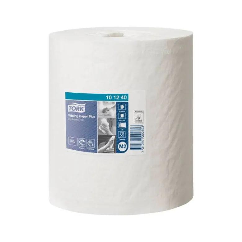 PAPEL SECAMANOS TORK EXTRA ANCHO 215 MM LARGO 160 MT 2 CAPAS PARA DISPENSADOR M2 ALIMENACION CENTRAL GRAN