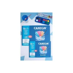 Papel acuarela Canson A3 gramaje 370 g/m2