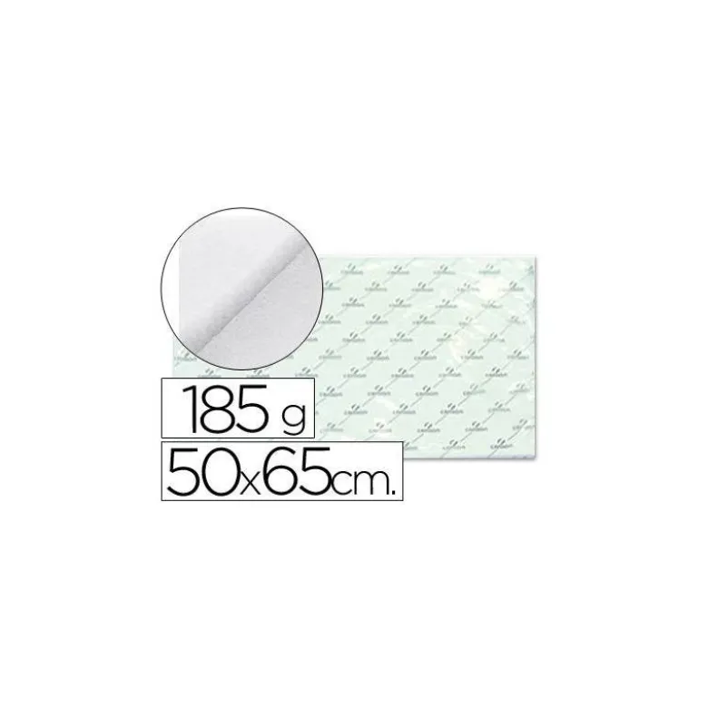 Papel acuarela Canson 50x65 cm gramaje 185 g/m2