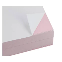 PAPEL AUTOCOPIATIVO LIDERPAPEL A4 PREALZADO DUPLICADO BLANCO Y ROSA 80 G 500 HOJAS (250 JUEGOS)