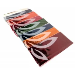 Papel celofan liderpapel 50x70 cm 22g/m2 bolsa de 10 hojas colores surtidos