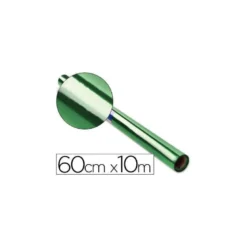 Papel celofan marca Liderpapel 60cmx10m verde