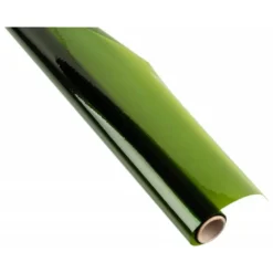 Papel celofan marca Liderpapel 60cmx10m verde