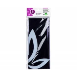 Papel celofan marca Liderpapel bolsa de 5 hojas violeta