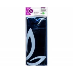 Papel celofan marca Liderpapel bolsa de 5 hojas azul