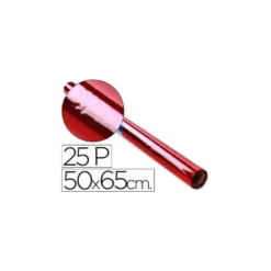 Papel celofan marca Sadipal 50cmx65cm rojo