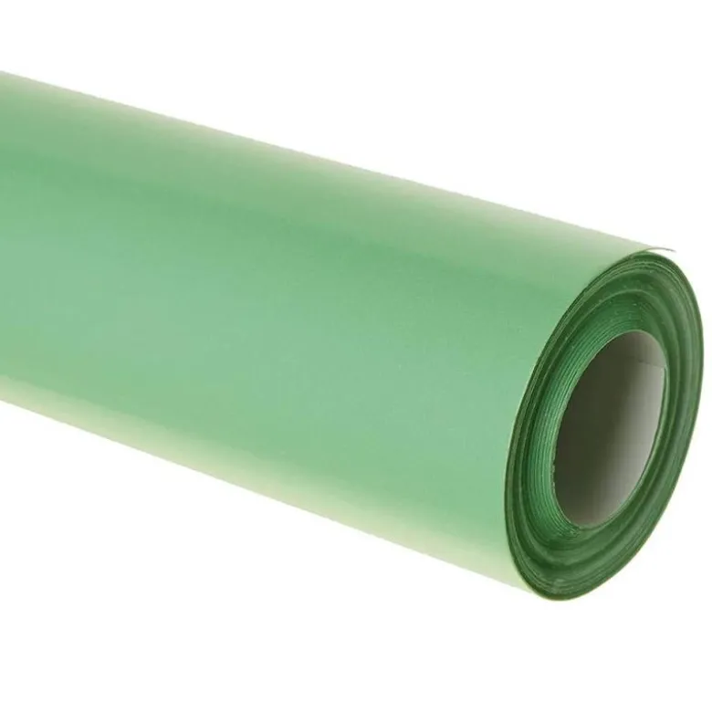 Papel charol marca Sadipal rollo verde palido 25 hojas