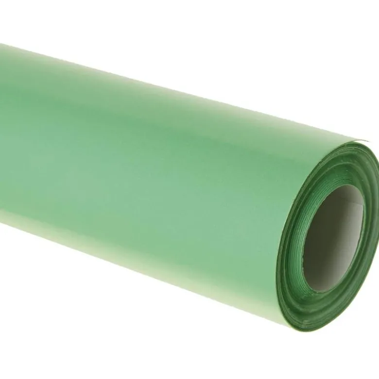 Papel charol marca Sadipal rollo verde palido 25 hojas