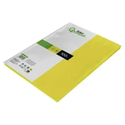 Papel color Liderpapel color limon A4 80g/m2 100 hojas