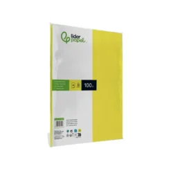 Papel color Liderpapel color limon A4 80g/m2 100 hojas