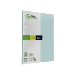 Papel color Liderpapel Color celeste A4 80 g/m2 100 hojas