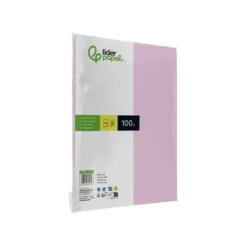 Papel color Liderpapel color rosa A4 80 g/m2 100 hojas