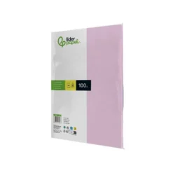 Papel color Liderpapel color rosa A4 80 g/m2 100 hojas